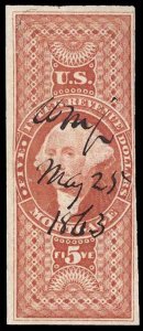 U.S. REV. FIRST ISSUE R91a  Used (ID # 97011)