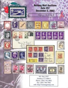 Nutmeg Stamp Sales, - Worldwide Stamps, Covers and Postal...