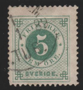 Sweden 43 Numeral of Value 1886