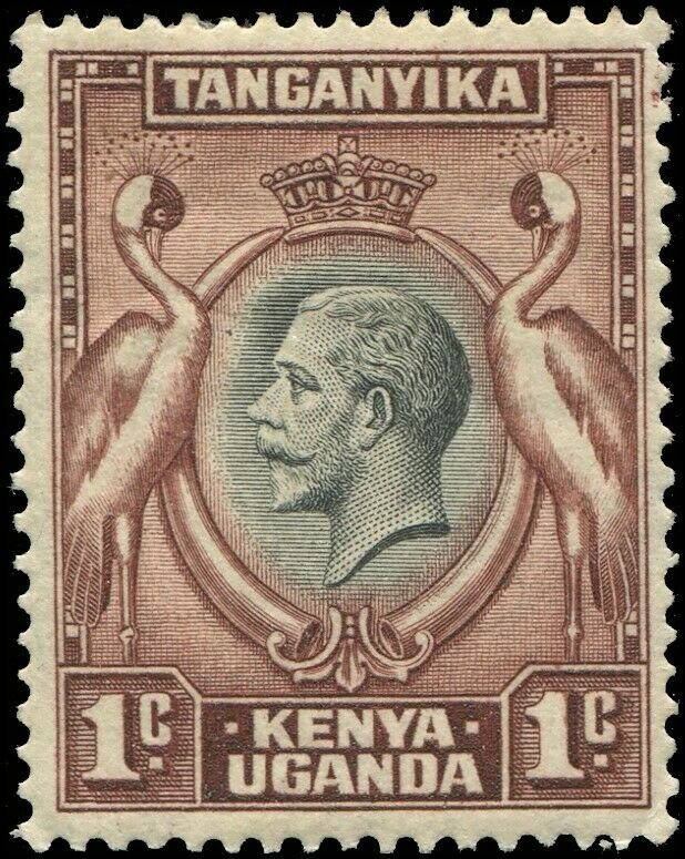 Kenda-Uganda Tanganyika 1935 Sc 46 Crane