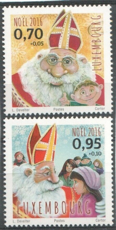 2016   LUXEMBOURG - SG:2107/8 -CHRISTMAS -  UNMOUNTED MINT