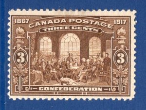 Canada   #135   MH  1917  fathers of confederation