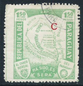 Paraguay, Sc #135, 1.50p Used