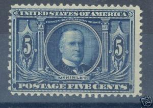 US 5C LOUISIANA PURCHASE SCOTT#326  MINT NH