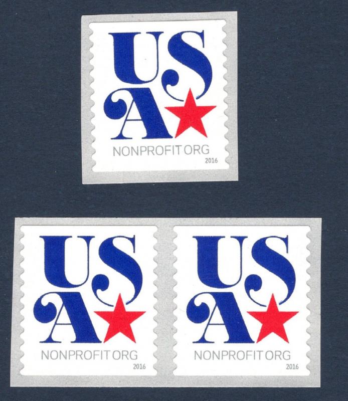 5061 USA Nonprofit 3 Stamps Single & Pair Mint/nh FREE SHIPPING