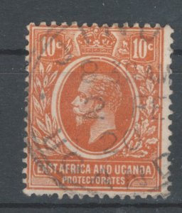 East Africa & Uganda 1912 King George V 10c Scott # 43 Used