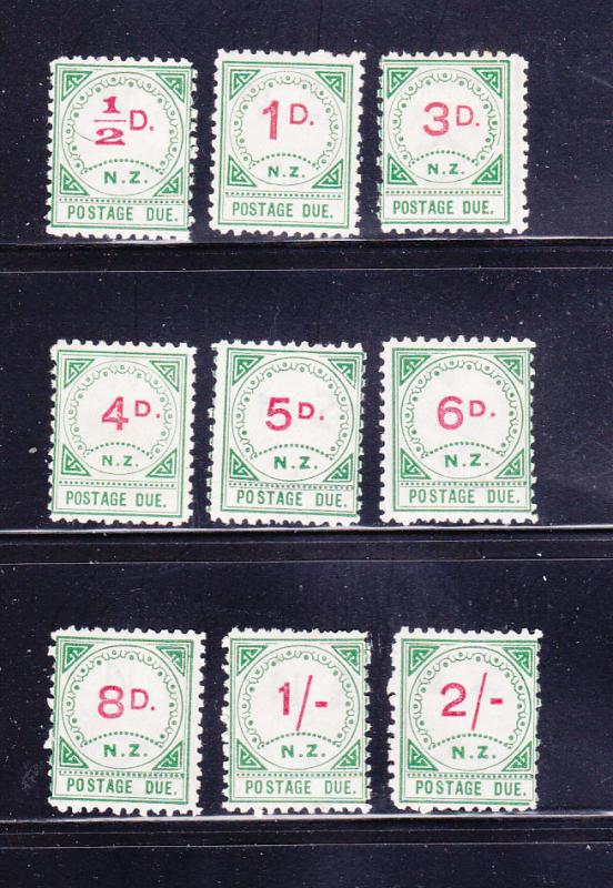 New Zealand Postage Due Stamps (1899-1925)