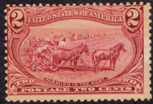 US Stamp Scott #286 Mint Never Hinged SCV $65
