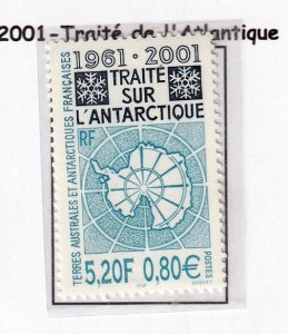 French Southern & Antartic FSAT 2001 - Antartic Treaty - MNH  single # 292