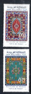 MOROCCO 270A,271A MNH VF Tapestries