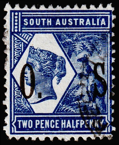 South Australia Scott O80 (1900) Used F, CV $18.50 M