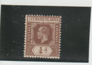 Leeward Islands  Scott#  61a  MH  (1932 King George V)