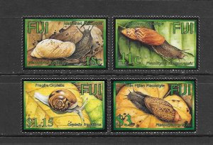 FIJI #1007-10 SNAILS  MNH