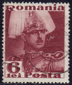 Romania - 1935 - Scott #453 - used - King Carol II