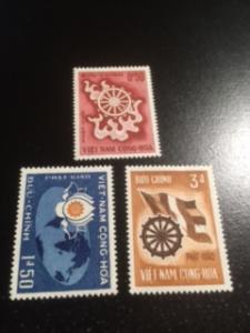 Viet Nam sc 255-257 MNH comp set