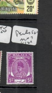 MALAYA PERLIS   (PP1708B)  LSULTAN 5C  SG 11   MOG 