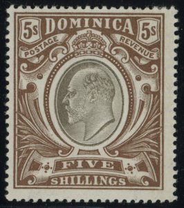 Dominica Scott# 34, Mint OG XLH $125 (52078) 