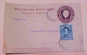 MEXICO FDC DF 1916 JUNE 1 CARD