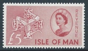 Isle of Man #R7 NH L5 Coat of Arms Revenue