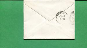 New Hampshire Cover - Hopkinton 1894 Target Cancel  Duplex on Back  S8538