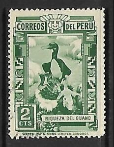Peru #357 Peruvian Cormorants Used
