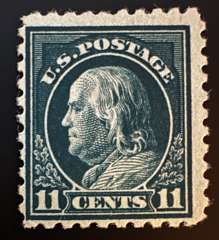 US Scott #434 Dark Green (bluish) M OG NH F