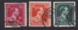 Belgium Sc#291,355,360 Used