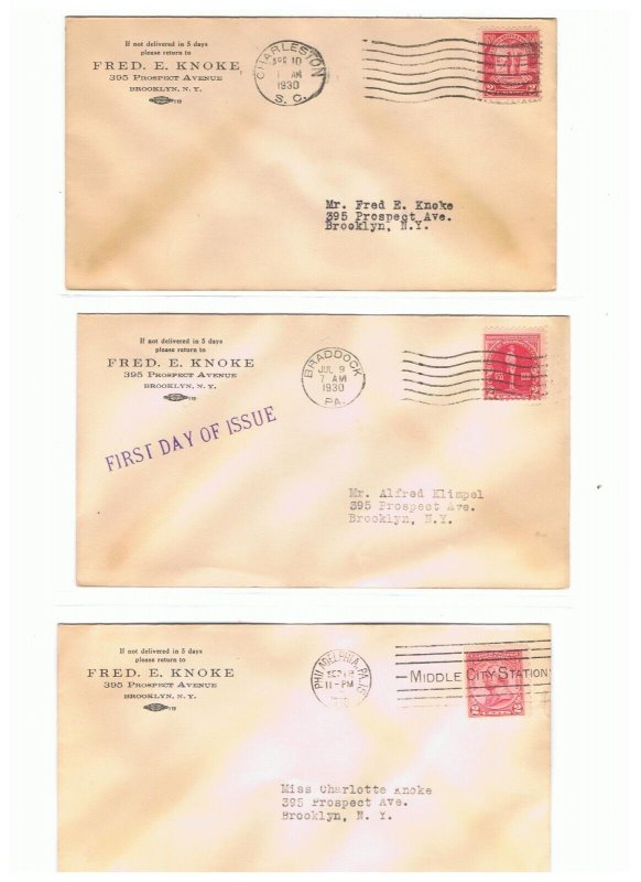 Nice lot of early US First Day Covers    1927 -1937