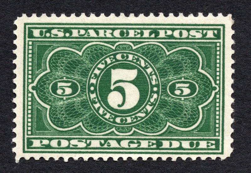 US 1913 5¢ Parcel Post Postage Due Stamp #JQ3 MNH CV $22.50