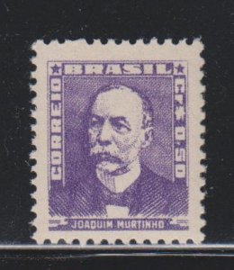 Brazil, 50c Joaquim Murtinho (SC# 792) MNH