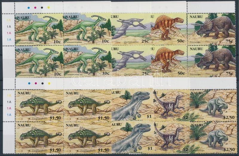 Nauru stamp Dinosuars set corner blocks of 4 2006 MNH Mi 638-645 WS186989