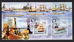 Guinea-Bissau Ships Mint (CTO) Souvenir Sheets (2006) (Set of 2)