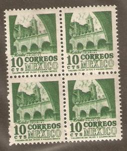 Mexico Scott #858  Mint  never hinged, block of four