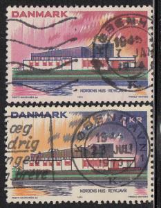 Denmark #522-523  Used