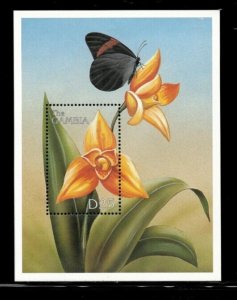 Gambia 1999 - Orchids - Scott #2155 - Souvenir Stamp Sheet - MNH