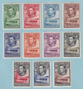BECHUANALAND PROTECTORATE 124 - 136  MINT HINGED OG * SET - VERY FINE! - M369