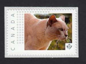 BURMESE CAT = Picture Postage = DISCONTINUED = MNH Canada 2015 p15/8dct4/4