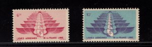 French Levant MC5 - MC6 - Singles.  MNH. OG.   #02 FRENLEVMC5s2