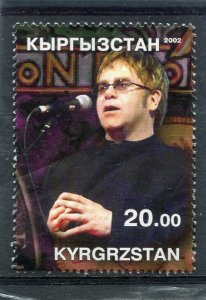 Kyrgyzstan 2002 SIR ELTON JOHN Stamp Perforated Mint (NH)