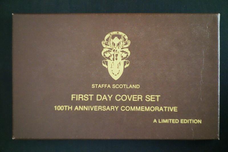 Scotland Limited Edition Staffa Bicycle  FDC Set with COA Lot of 12