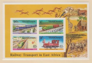 Tanzania Scott #65a Stamps - Mint NH Souvenir Sheet