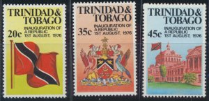 Trinidad and Tobago SG 508-510 MNH Republic   SC# 272-274 - see detail  