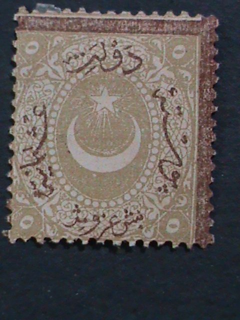 ​TURKEY-OTTOMAN-EMPIRE 1874 SC#38 148YEARS OLD RARE SURCHARGE MNH STAMP-VF