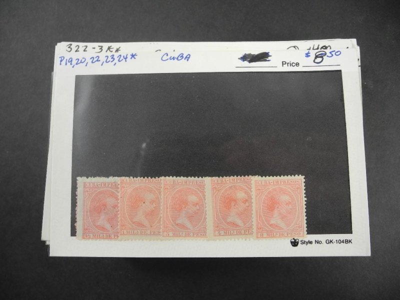 CUBA, Fabulous assortment of Stamps in stock cards