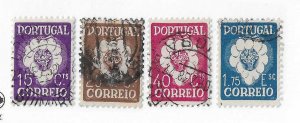 Portugal Sc #575-578 set of 4 used VF