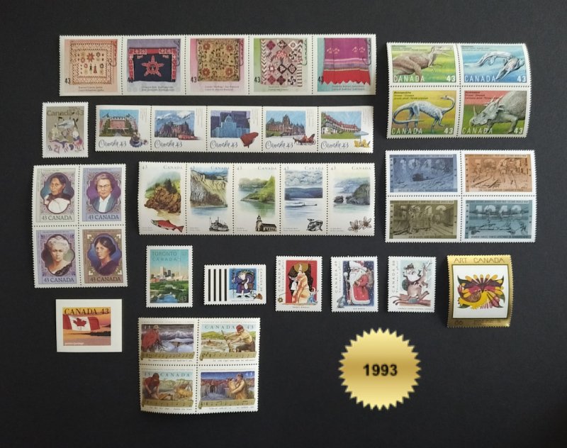 Canada 1389|1506a (1993) Year Set Complete VF MNH