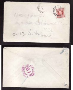 Canada-cover  #8810 - 3c KGVI Mufti-Peace River,Alta-Fe 17 1942-