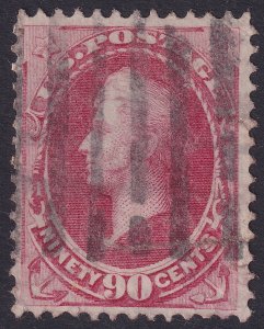 #166 Used, F-VF, Crease (CV $300 - ID48175) - Joseph Luft