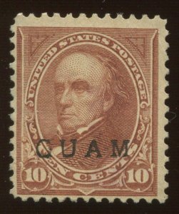 Guam 9 RARE Overprint Unused Stamp (Bx 2850)