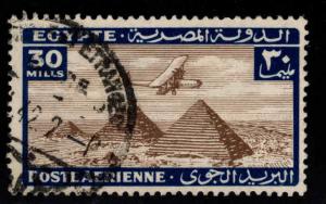 EGYPT Scott C17 Used airmail airplane